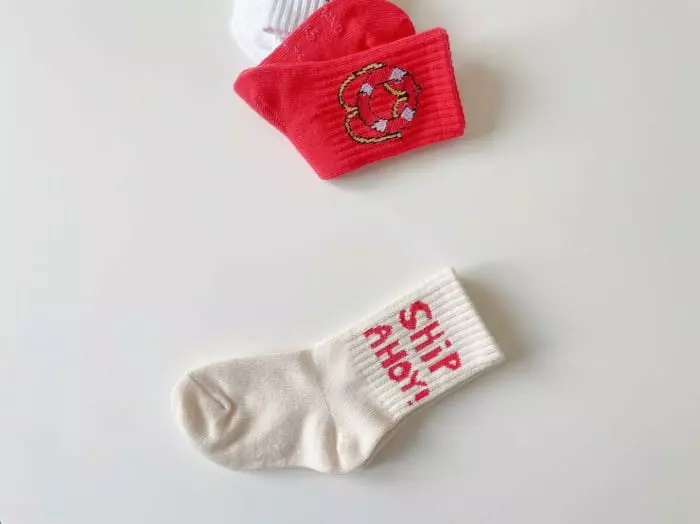 Teamand - Korean Children Fashion - #childofig - Travel Socks [set of 3] - 3