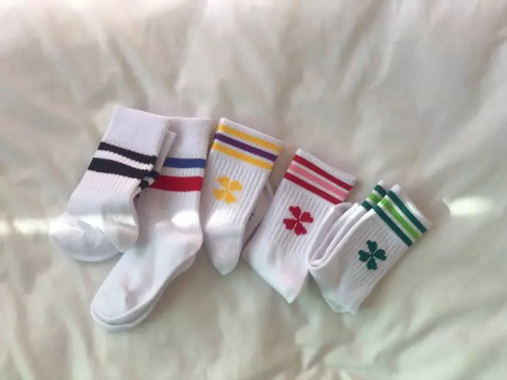Teamand - Korean Children Fashion - #childrensboutique - Crew Socks [set of 5]