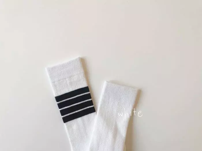 Teamand - Korean Children Fashion - #designkidswear - Half Knee Socks [set of 3] - 3