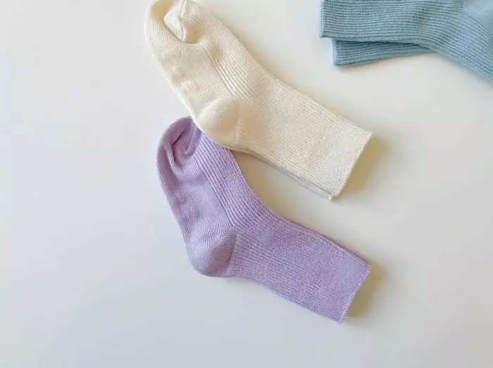 Teamand - Korean Children Fashion - #discoveringself - Soboro Socks [set of 4] - 7
