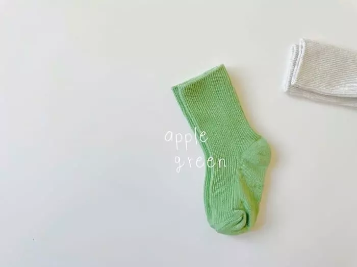 Teamand - Korean Children Fashion - #prettylittlegirls - Apple Cinnamon Socks [set of 4] - 3