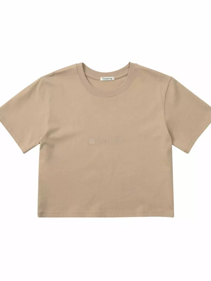 Tempting - Korean Women Fashion - #momslook - Cotton Tee - 2