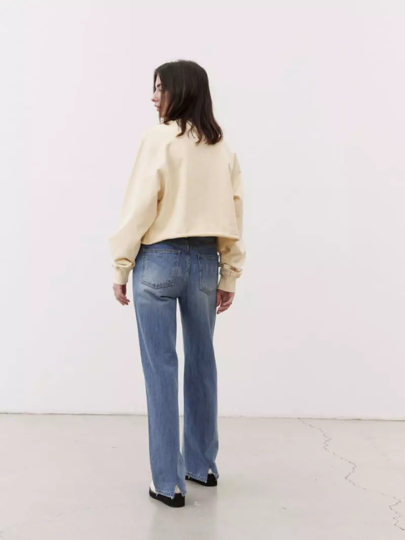 Tempting - Korean Women Fashion - #momslook - Slit Jeans
