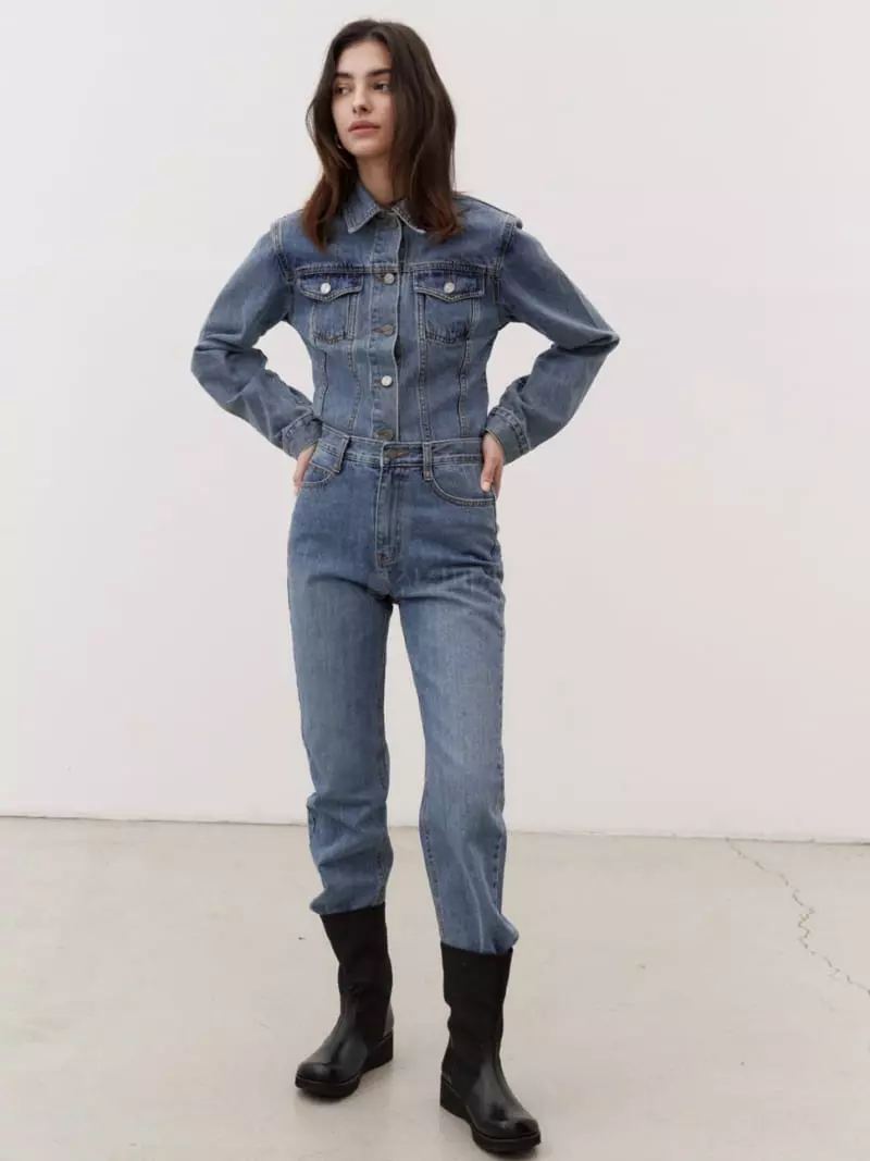 Tempting - Korean Women Fashion - #momslook - Stella Denim Jacket - 2