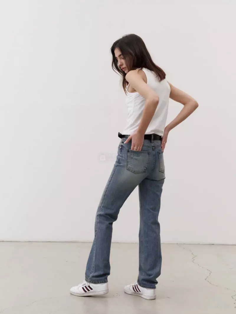 Tempting - Korean Women Fashion - #restrostyle - Line Jeans