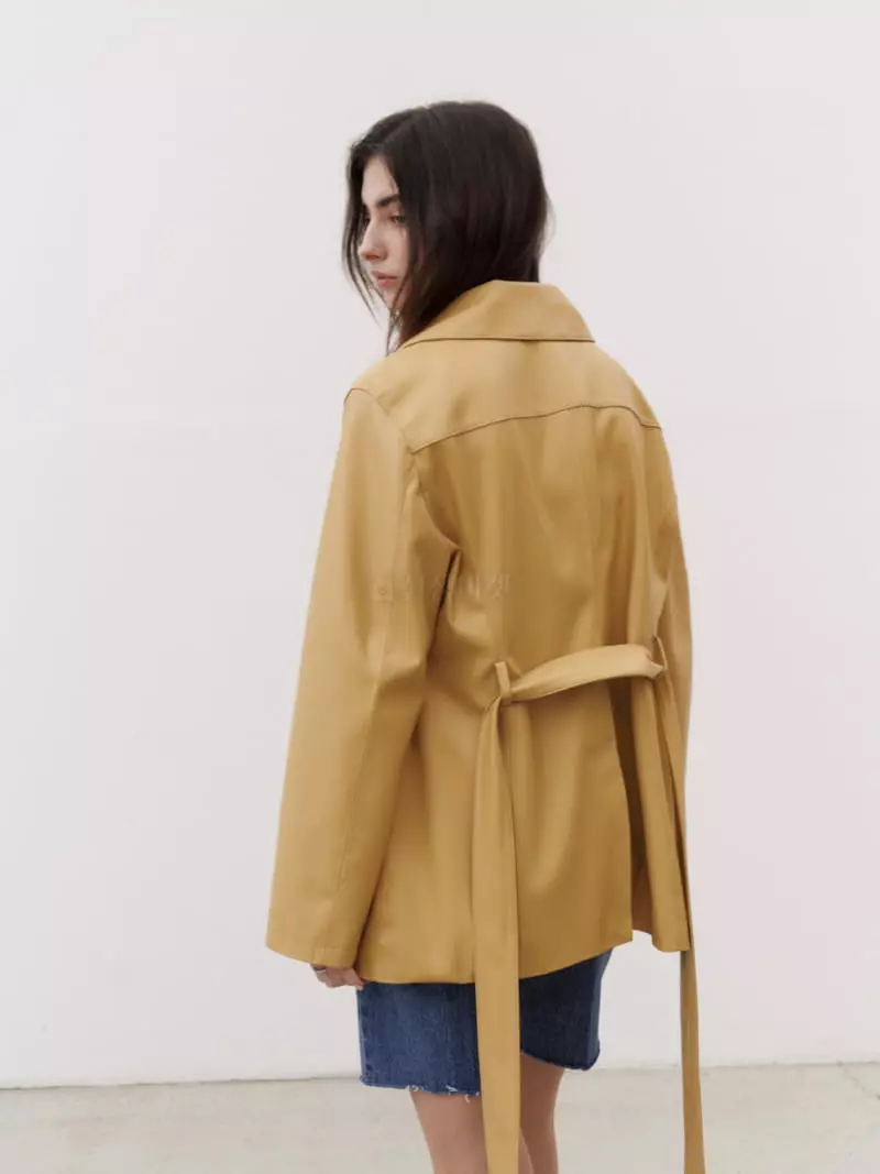 Tempting - Korean Women Fashion - #shopsmall - Tempting Leather Jacket - 2