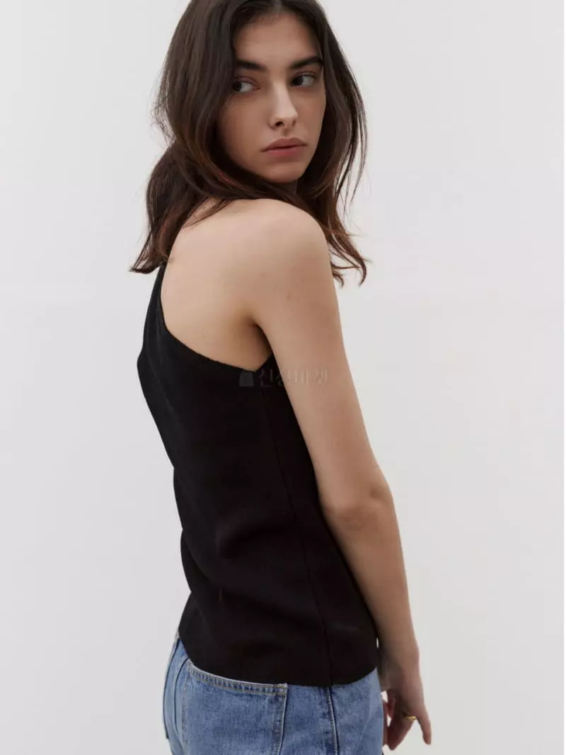 Tempting - Korean Women Fashion - #thelittlethings - One Shoulder Knit Tee - 3