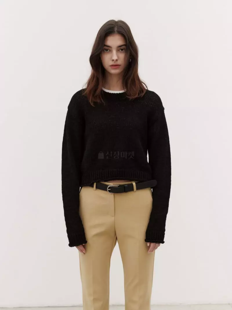 Tempting - Korean Women Fashion - #womensfashion - Back Hole Knit Tee
