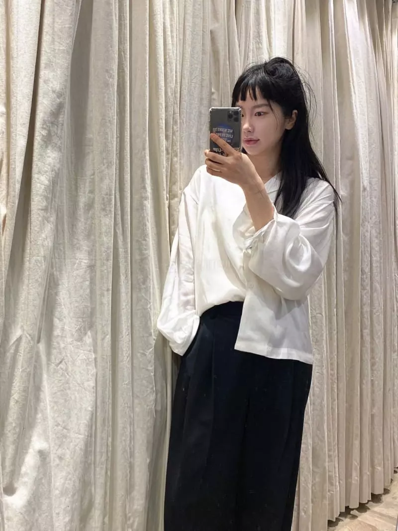 The Edition - Korean Women Fashion - #momslook - Silk Blouse - 3