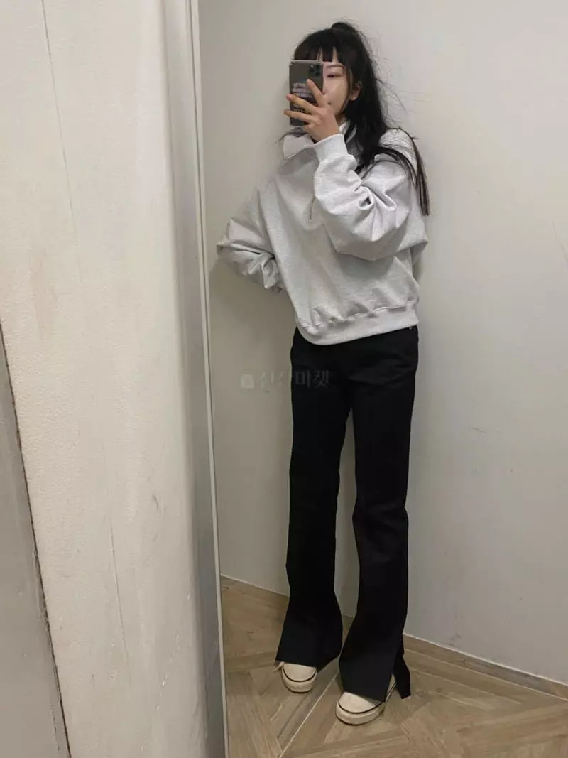 The Edition - Korean Women Fashion - #momslook - Bootcut Slit Pants - 2