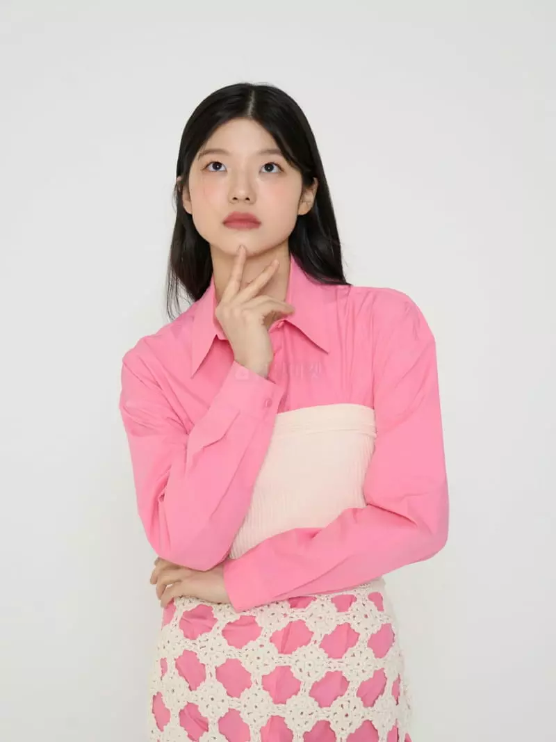 The Edition - Korean Women Fashion - #momslook - Arc Shirt