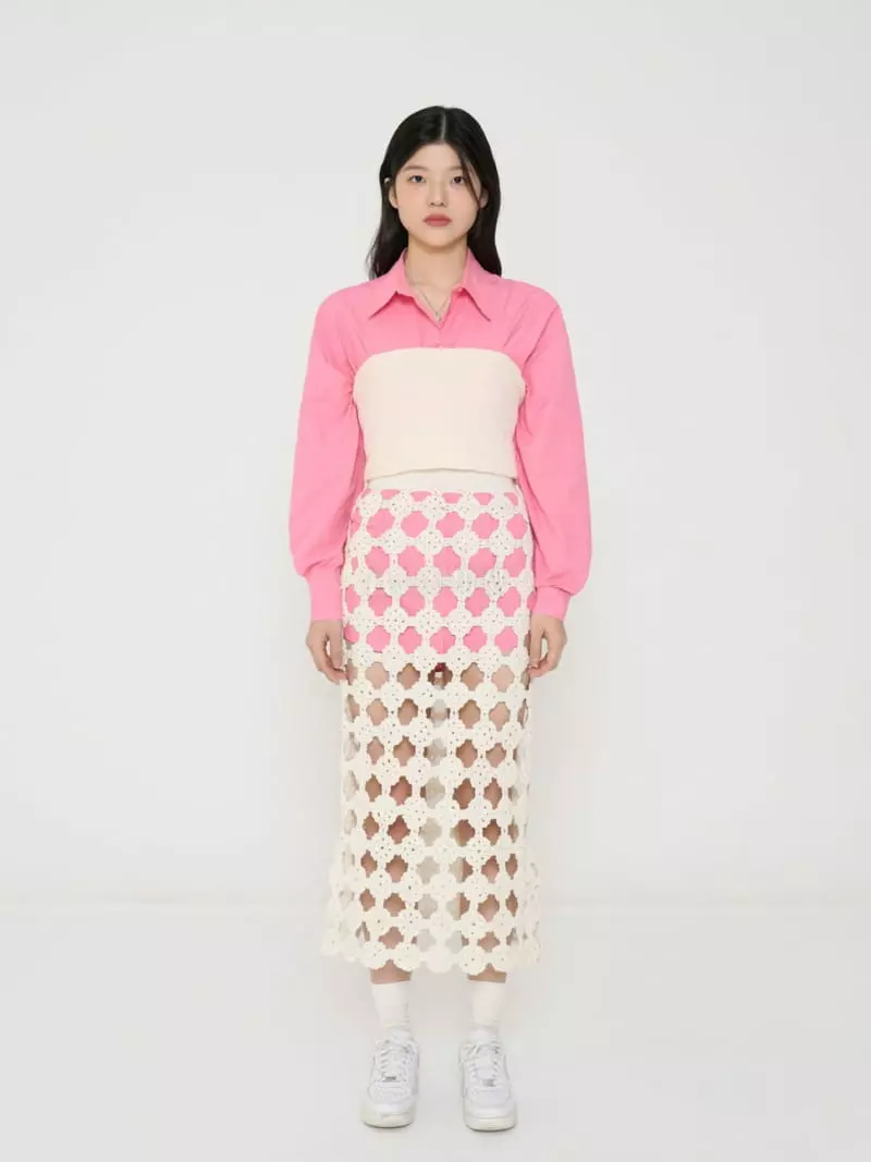The Edition - Korean Women Fashion - #momslook - Arc Shirt - 3