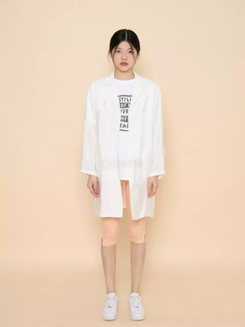 The Edition - Korean Women Fashion - #momslook - Stamp Print Tee - 2