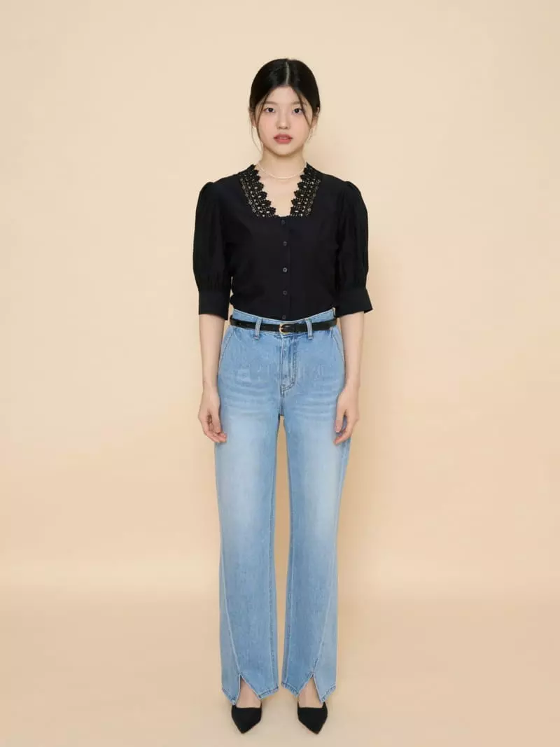 The Edition - Korean Women Fashion - #momslook - Roerace Blouse