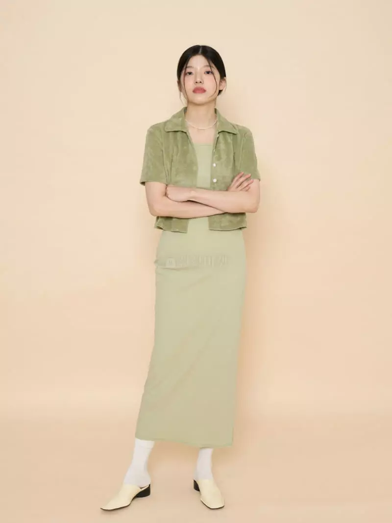 The Edition - Korean Women Fashion - #momslook - Vibe Rib Long One-piece - 2