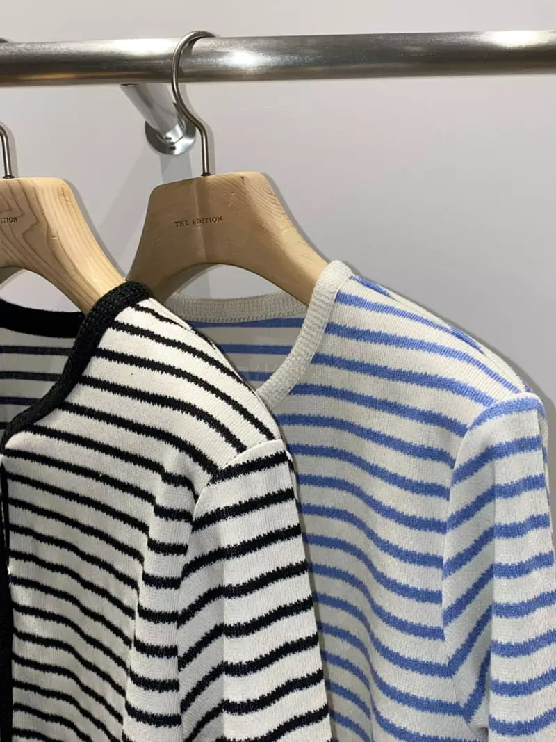 The Edition - Korean Women Fashion - #womensfashion - Celin Stripe Cardigan - 3