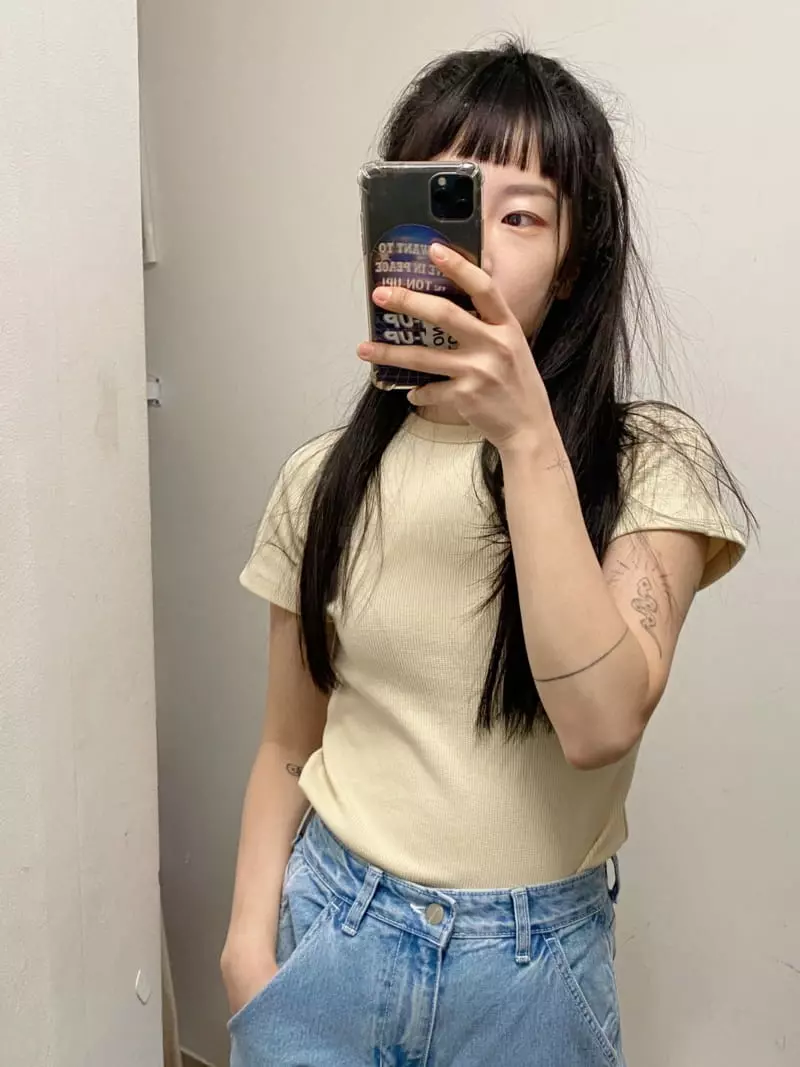 The Edition - Korean Women Fashion - #womensfashion - Croffle Tee - 3