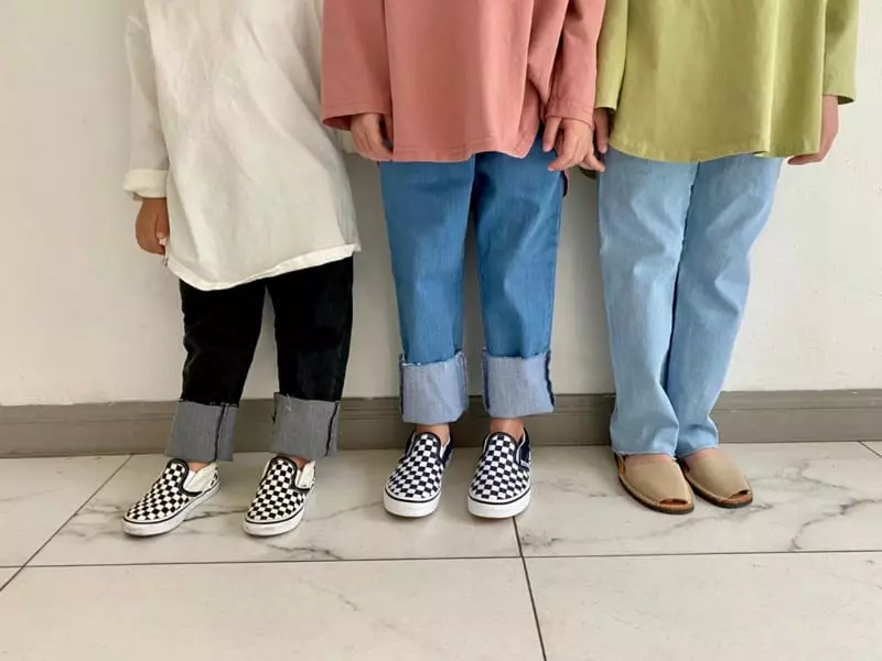 The Grey - Korean Children Fashion - #Kfashion4kids - New Crop Jeans - 2