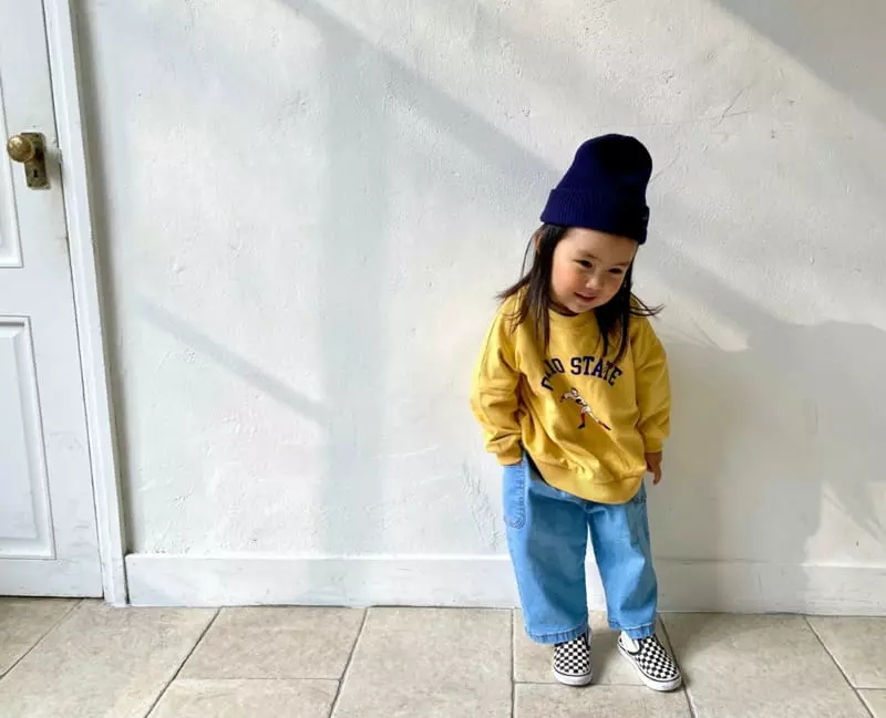 The Grey - Korean Children Fashion - #childofig - Pumpkin Crop Jeans - 10