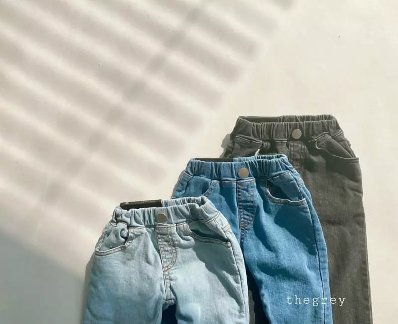 The Grey - Korean Children Fashion - #childofig - New Crop Jeans - 7