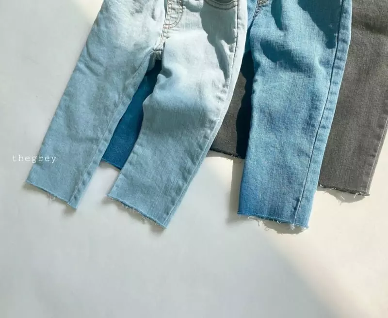 The Grey - Korean Children Fashion - #childofig - New Crop Jeans - 8