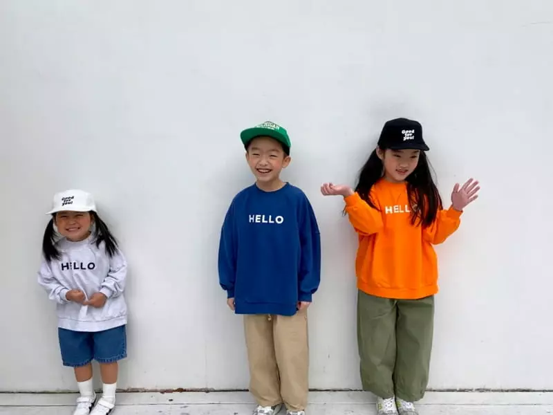 The Grey - Korean Children Fashion - #childofig - Hello Bye Sweatshirt - 5