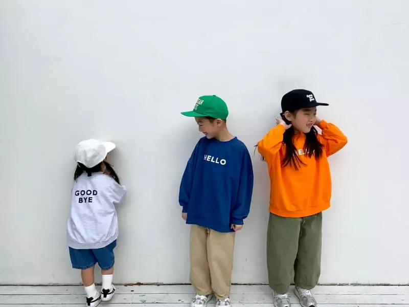 The Grey - Korean Children Fashion - #childofig - Hello Bye Sweatshirt - 6