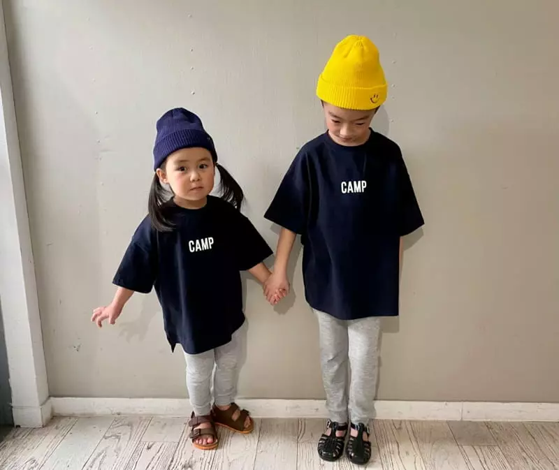 The Grey - Korean Children Fashion - #childofig - Camp Boxy Tee - 2