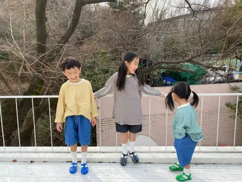 The Grey - Korean Children Fashion - #childrensboutique - Washing Small Stripes Tee - 6
