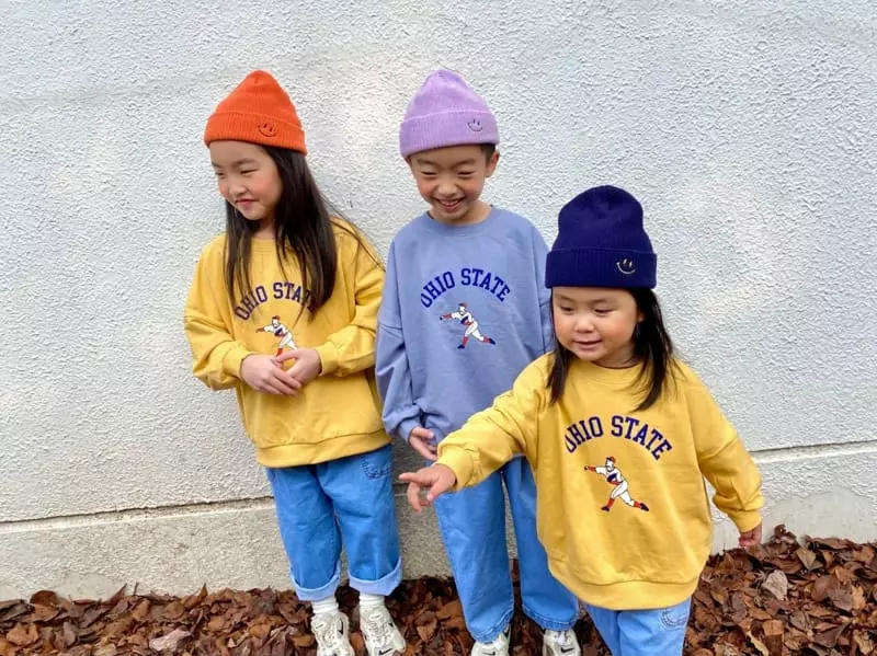 The Grey - Korean Children Fashion - #childrensboutique - Baseball Sweatshirt - 5