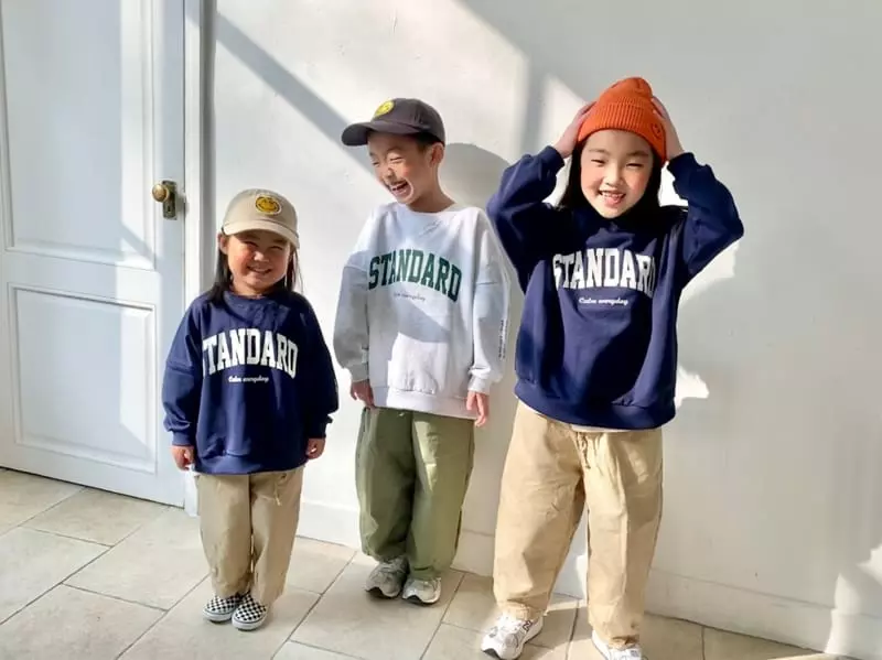 The Grey - Korean Children Fashion - #childrensboutique - Standard Sweatshirt - 3