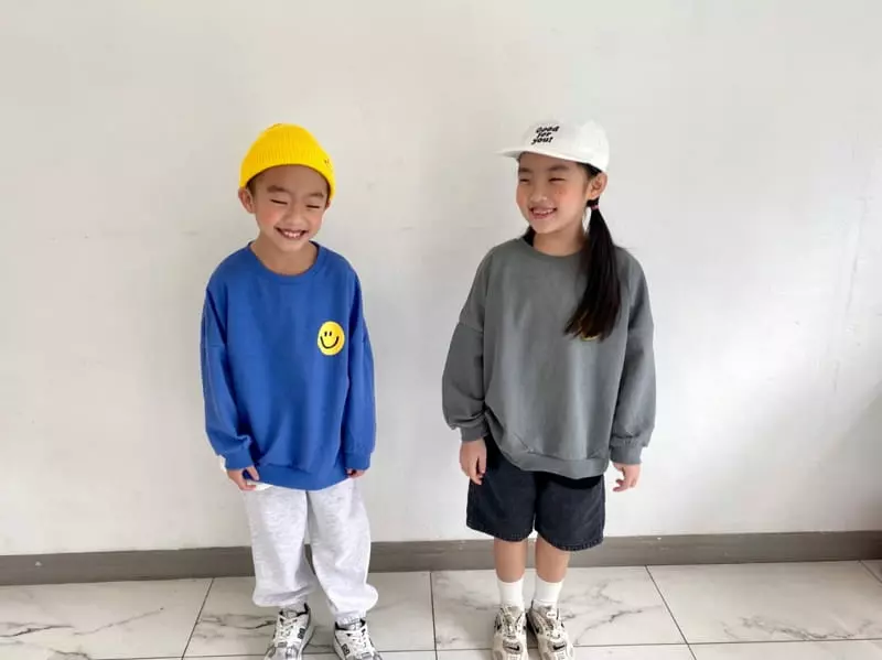 The Grey - Korean Children Fashion - #childrensboutique - Smile Sweatshirt - 2