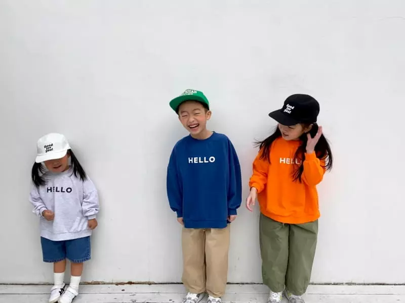The Grey - Korean Children Fashion - #designkidswear - Hello Bye Sweatshirt - 8