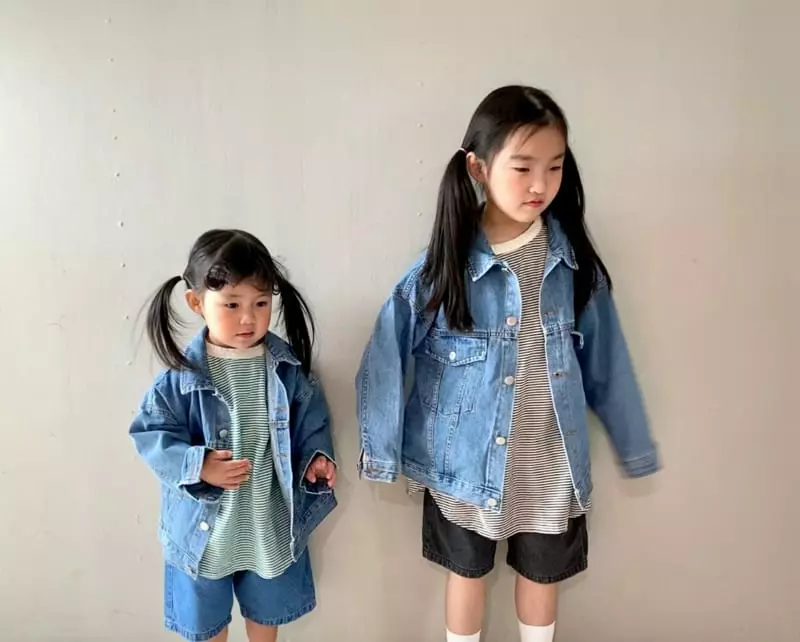The Grey - Korean Children Fashion - #discoveringself - Original Denim Jacket - 3