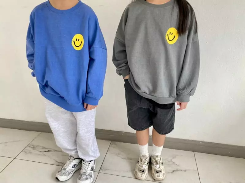 The Grey - Korean Children Fashion - #fashionkids - Smile Sweatshirt - 5