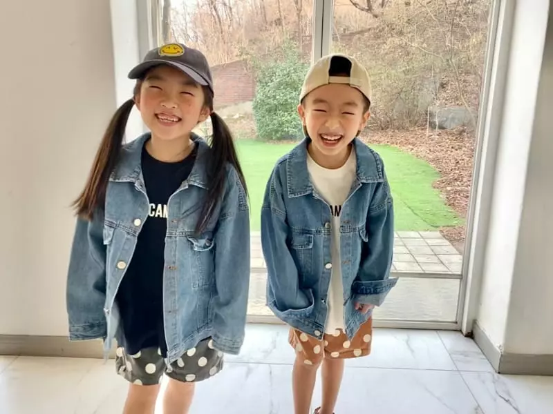 The Grey - Korean Children Fashion - #kidsshorts - Original Denim Jacket - 5
