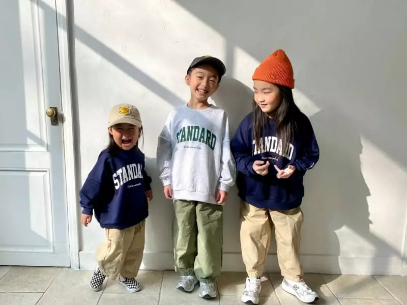 The Grey - Korean Children Fashion - #kidsshorts - Standard Sweatshirt - 7