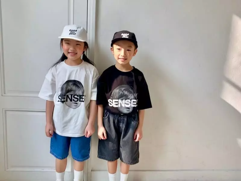 The Grey - Korean Children Fashion - #kidsshorts - Sence Tee - 3