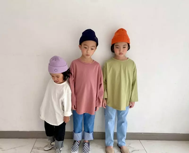 The Grey - Korean Children Fashion - #kidsstore - Washing Loose Tee - 3