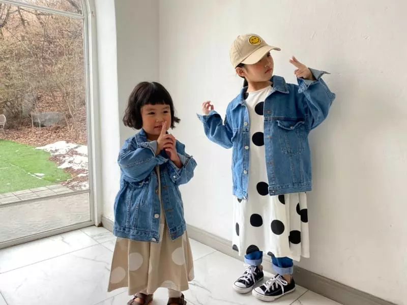 The Grey - Korean Children Fashion - #kidzfashiontrend - Original Denim Jacket - 7