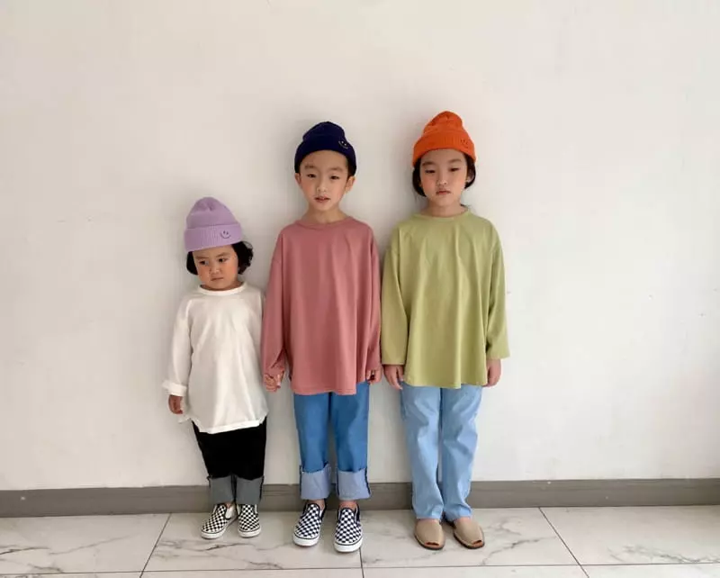The Grey - Korean Children Fashion - #kidzfashiontrend - New Crop Jeans