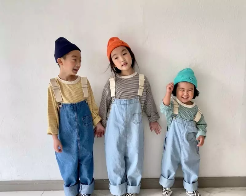 The Grey - Korean Children Fashion - #kidzfashiontrend - Washing Small Stripes Tee - 12