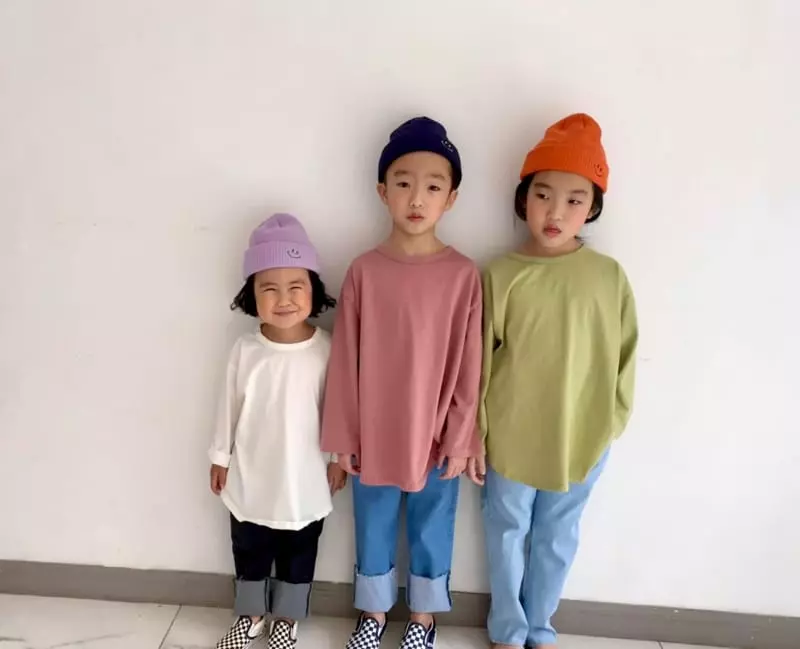 The Grey - Korean Children Fashion - #littlefashionista - New Crop Jeans - 4