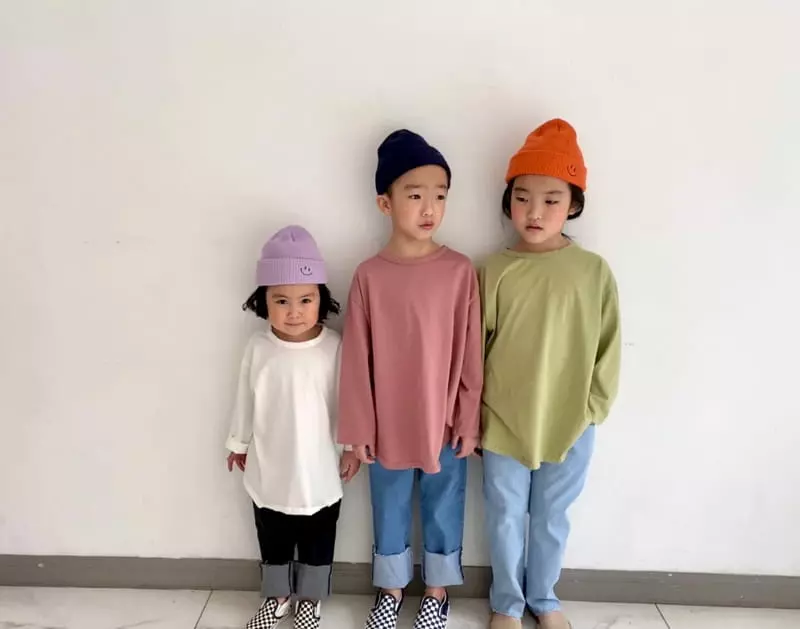 The Grey - Korean Children Fashion - #magicofchildhood - Washing Loose Tee - 7