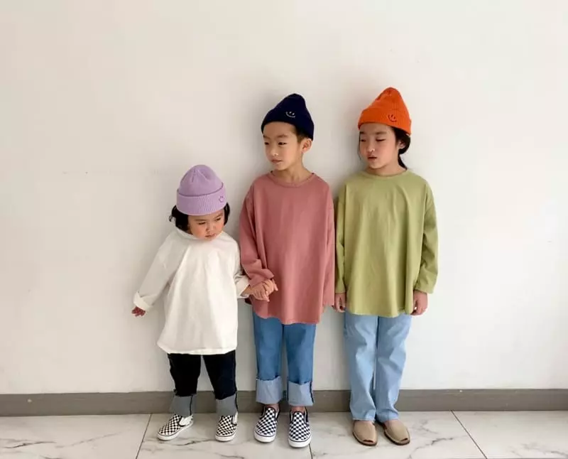 The Grey - Korean Children Fashion - #minifashionista - New Crop Jeans - 5