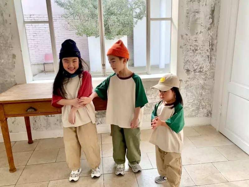 The Grey - Korean Children Fashion - #minifashionista - Raglan Washing Tee - 10