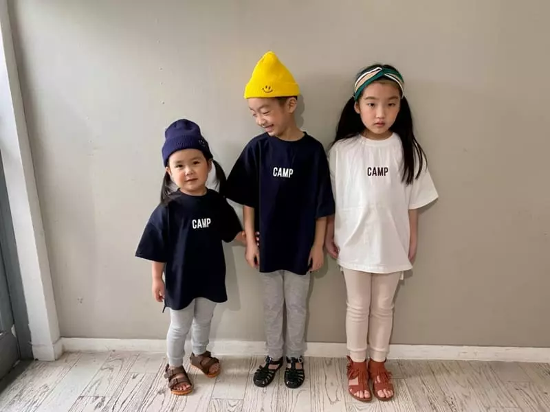 The Grey - Korean Children Fashion - #prettylittlegirls - Camp Boxy Tee