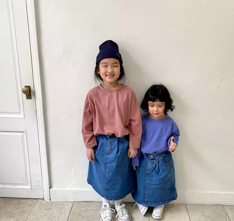 The Grey - Korean Children Fashion - #stylishchildhood - Washing Loose Tee - 12