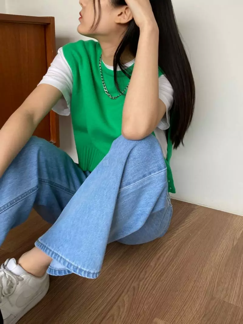 The Nkino - Korean Women Fashion - #restrostyle - Cotton Vest - 2