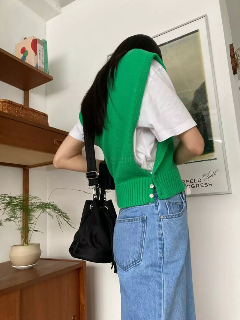 The Nkino - Korean Women Fashion - #romanticstyle - Cotton Vest - 3